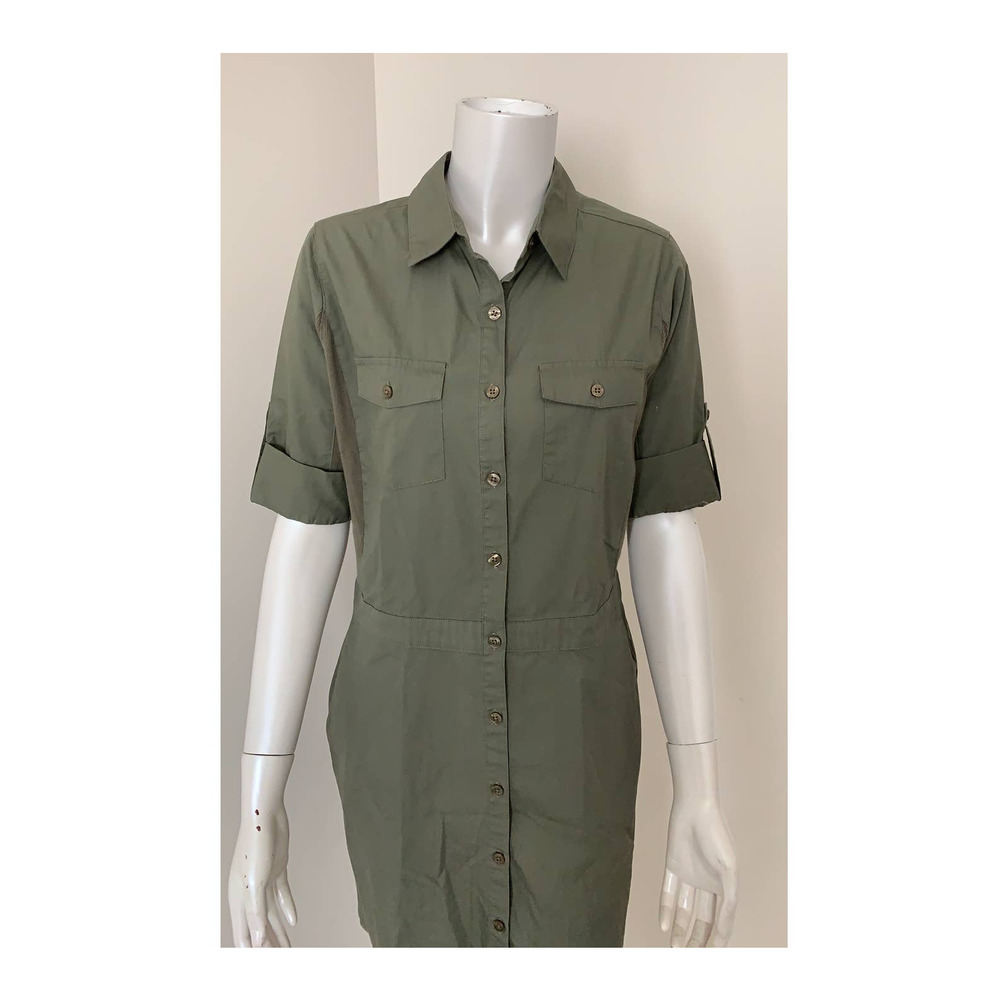 Roots Canada Khakhi Cotton summer dress Small